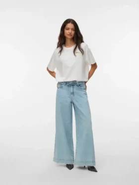 Jeans Vmaisa à taille mi-haute et coupe large