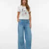 Jeans Vmallison à taille mi-haute et coupe large