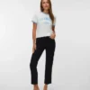 Jeans Vmamara à taille mi-haute et coupe droite
