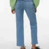 Jeans Vmamara à taille mi-haute et coupe droite