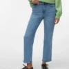 Jeans Vmamara à taille mi-haute et coupe droite