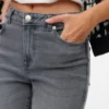 Jeans Vmamara à taille mi-haute et coupe droite