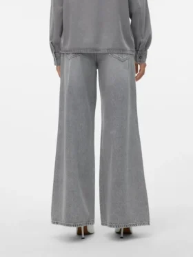 Jeans Vmannet à taille mi-haute et coupe large