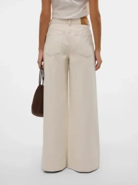 Jeans Vmannet à taille mi-haute et coupe large