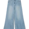 Jeans Vmannet à taille mi-haute et coupe large