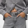 Jeans Vmannet à taille mi-haute et coupe large