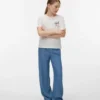 Jeans Vmbree à taille haute et coupe large