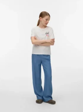 Jeans Vmbree à taille haute et coupe large