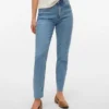 Jeans Vmbrenda taille haute coupe « mom » aux chevilles