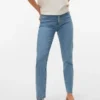 Jeans Vmbrenda taille haute coupe « mom » aux chevilles