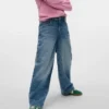 Jeans Vmbrook taille mi-haute, coupe ample