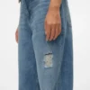 Jeans Vmbrooklyn à taille mi-haute et coupe ample