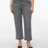 Jeans Vmcamara à taille mi-haute et coupe droite