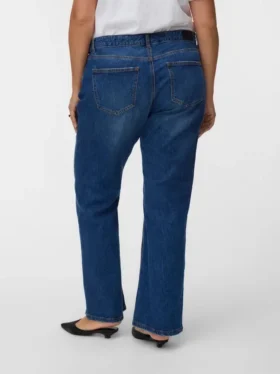 Jeans Vmcasta à taille mi-haute et coupe évasée