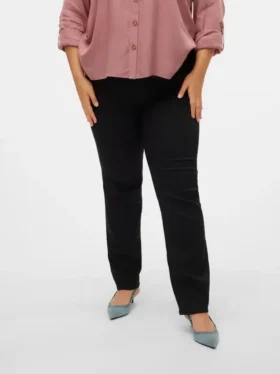 Jeans Vmcflash à taille mi-haute et coupe droite
