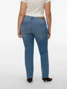 Jeans Vmcflash à taille mi-haute et coupe droite
