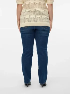 Jeans Vmcflash à taille mi-haute et coupe droite