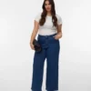 Jeans Vmclusia à taille haute et coupe large