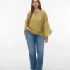 Jeans Vmcstellastretch à taille mi-haute et coupe large