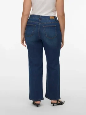 Jeans Vmcstellastretch à taille mi-haute et coupe large