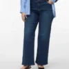 Jeans Vmcstellastretch à taille mi-haute et coupe large