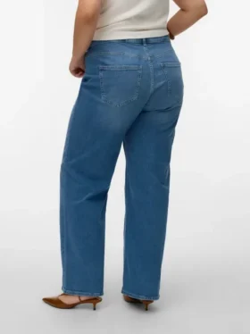 Jeans Vmctessa-Stretch à taille haute et coupe large