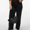 Jeans Vmctessa-Stretch à taille haute et coupe large