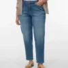 Jeans Vmctessa-Stretch à taille haute et coupe « mom »