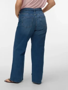 Jeans Vmctessa à taille haute et coupe large
