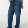 Jeans Vmctessa à taille haute et coupe large