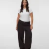 Jeans Vmczoe à taille mi-haute et coupe ample