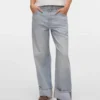 Jeans Vmdarcy à taille mi-haute et coupe large