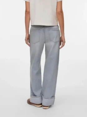 Jeans Vmdarcy à taille mi-haute et coupe large