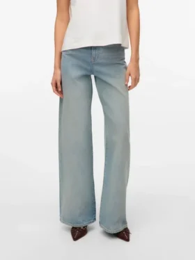 Jeans Vmelina à taille très haute et coupe large