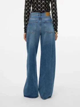 Jeans Vmelina à taille très haute et coupe large