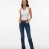 Jeans Vmella à taille mi-haute et coupe évasée