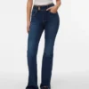 Jeans Vmella à taille mi-haute et coupe évasée