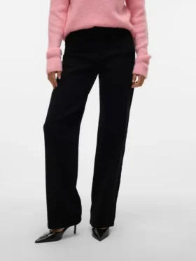 Jeans Vmelly à taille mi-haute et coupe large