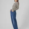 Jeans Vmfaith à taille basse et coupe large