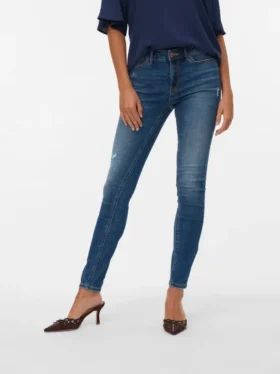 Jeans Vmflash taille mi-haute, coupe skinny