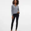 Jeans Vmflash taille mi-haute, coupe skinny