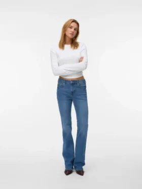 Jeans Vmflash taille mi-haute à coupe évasée