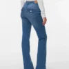 Jeans Vmflash taille mi-haute à coupe évasée