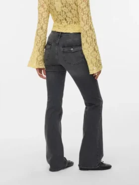 Jeans Vmflash taille mi-haute à coupe évasée