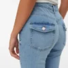 Jeans Vmflash taille mi-haute à coupe évasée