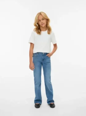 Jeans Vmflash taille mi-haute et coupe évasée