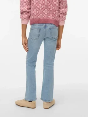 Jeans Vmflash taille mi-haute et coupe évasée
