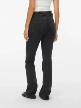 Jeans Vmflash à taille mi-haute et coupe évasée