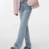 Jeans Vmflash taille mi-haute et coupe évasée