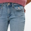 Jeans Vmflash taille mi-haute et coupe évasée